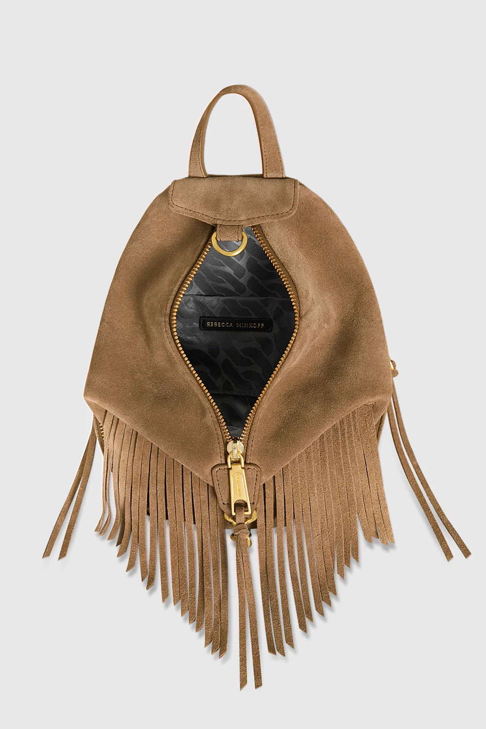 Convertible Mini Julian Backpack With Fringe - Image 3
