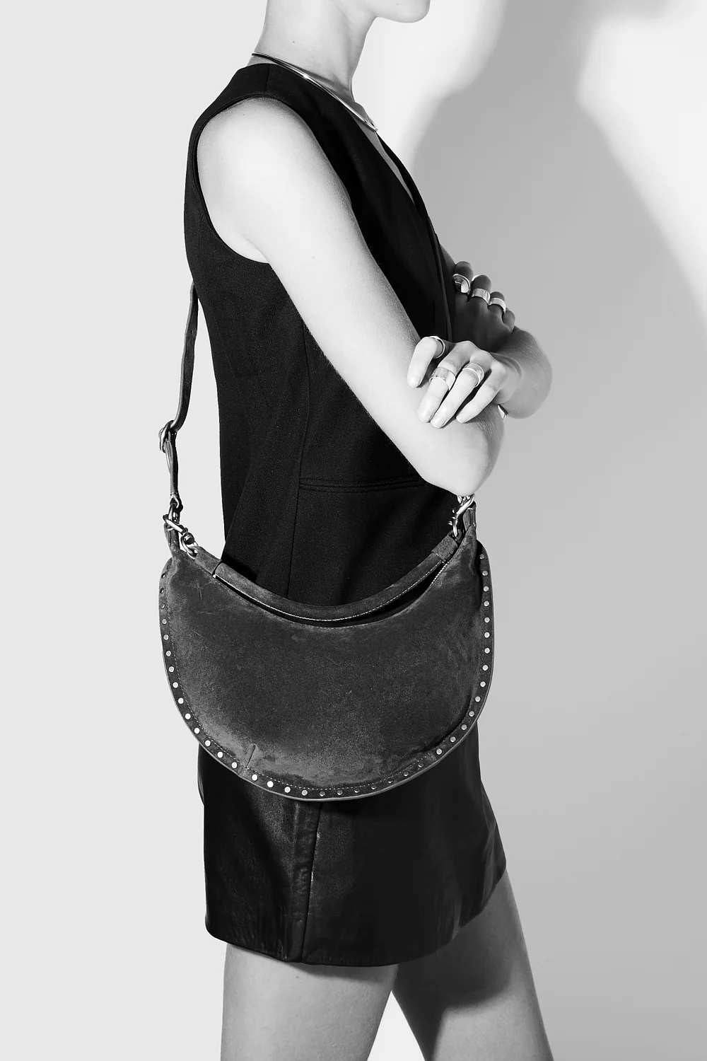 Darren Small Crescent Crossbody - Image 5