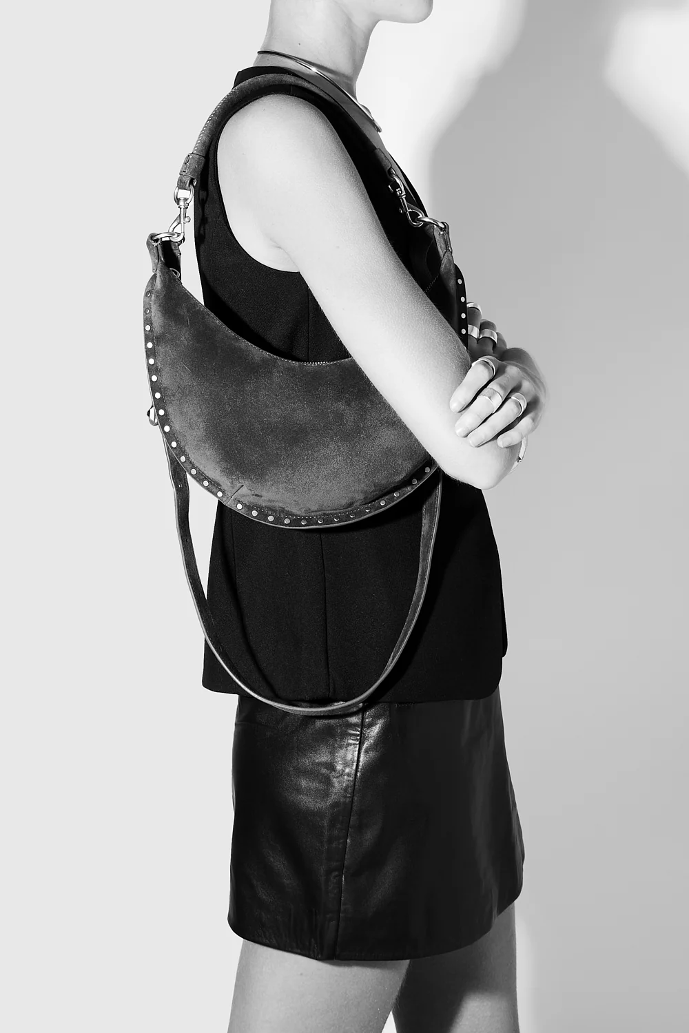 Darren Small Crescent Crossbody - Image 6