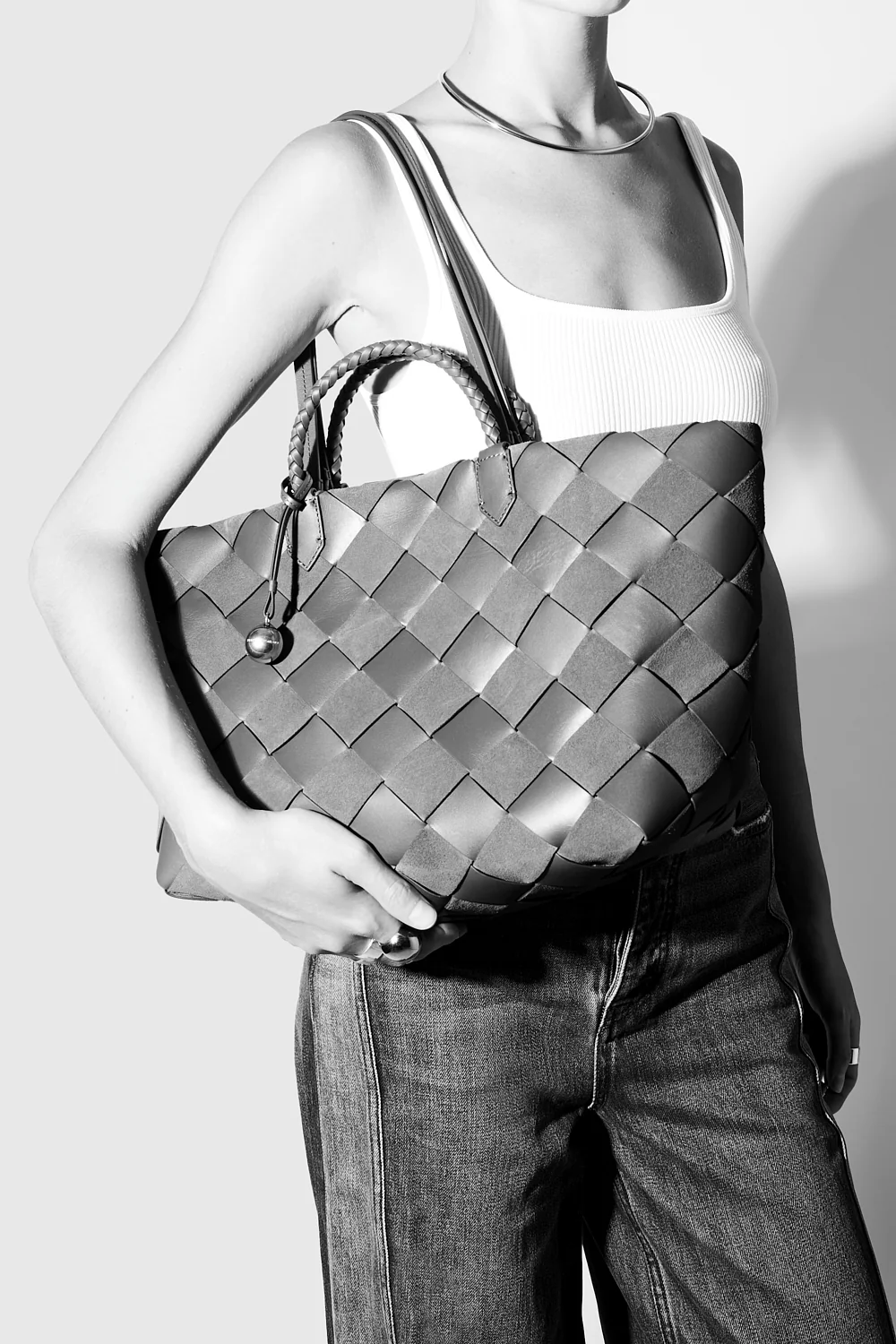 Frankie Woven Tote - Image 4