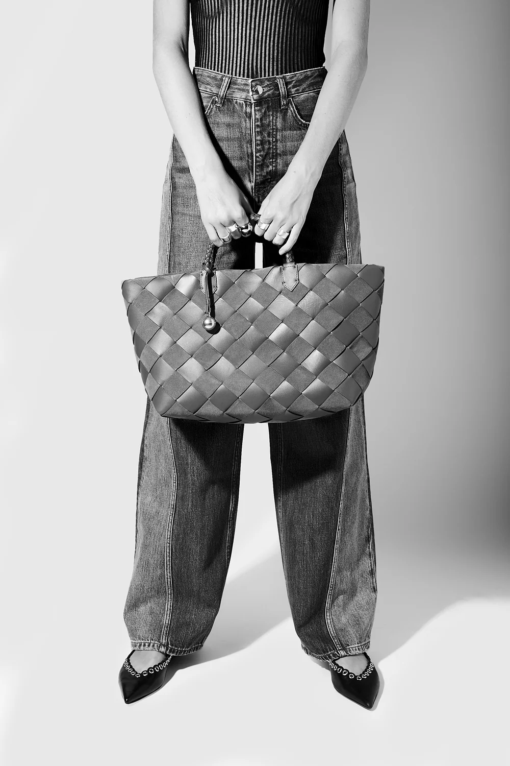 Frankie Woven Tote - Image 5