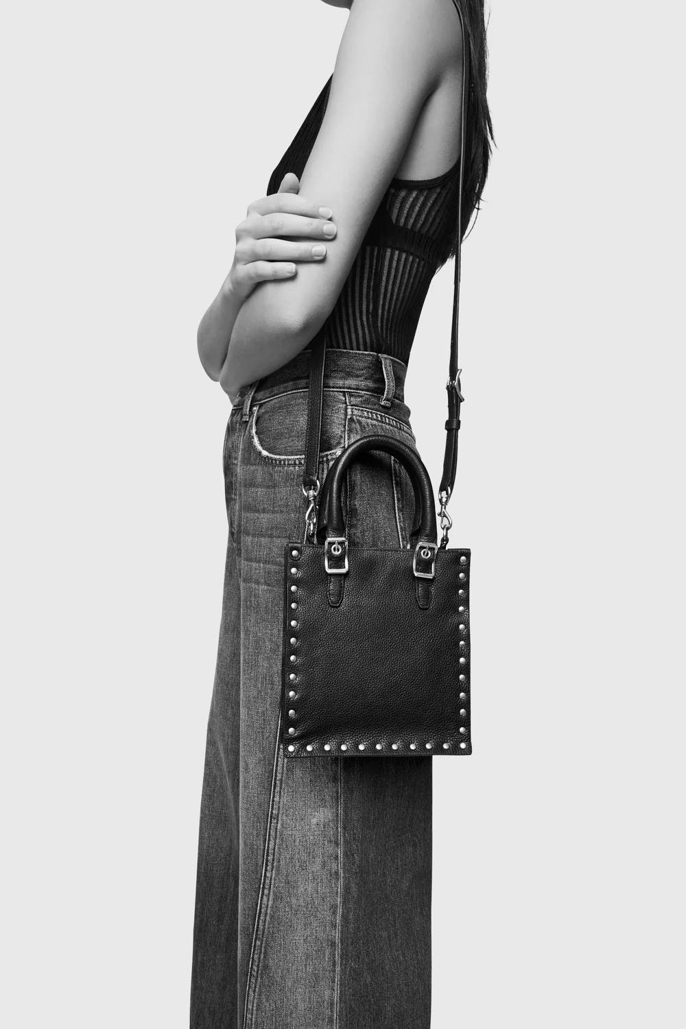 Studded Mini Tote - Image 6